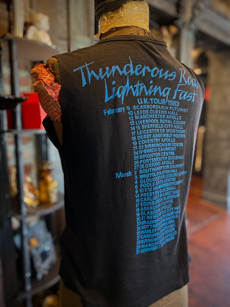 Vintage Thin Lizzy “Thunder and Lightning” 1983 Tour Sleeveless T-Shirt