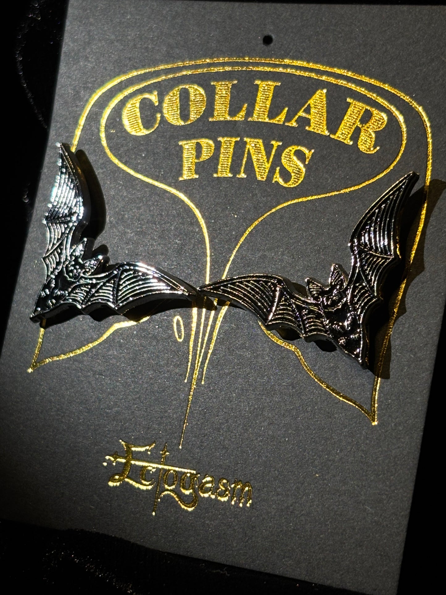 Ectogasm Bat Collar Pin Set