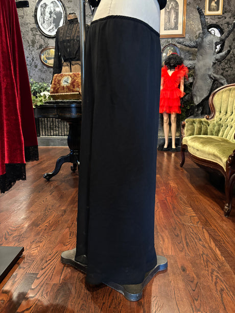 Vintage Dressbarn Collection Black Maxi Plus Size Skirt