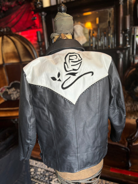 B.I.E Custom Rose Leather Coat