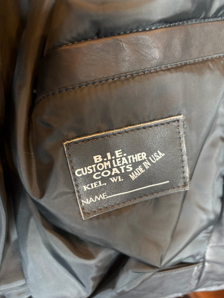 B.I.E Custom Rose Leather Coat