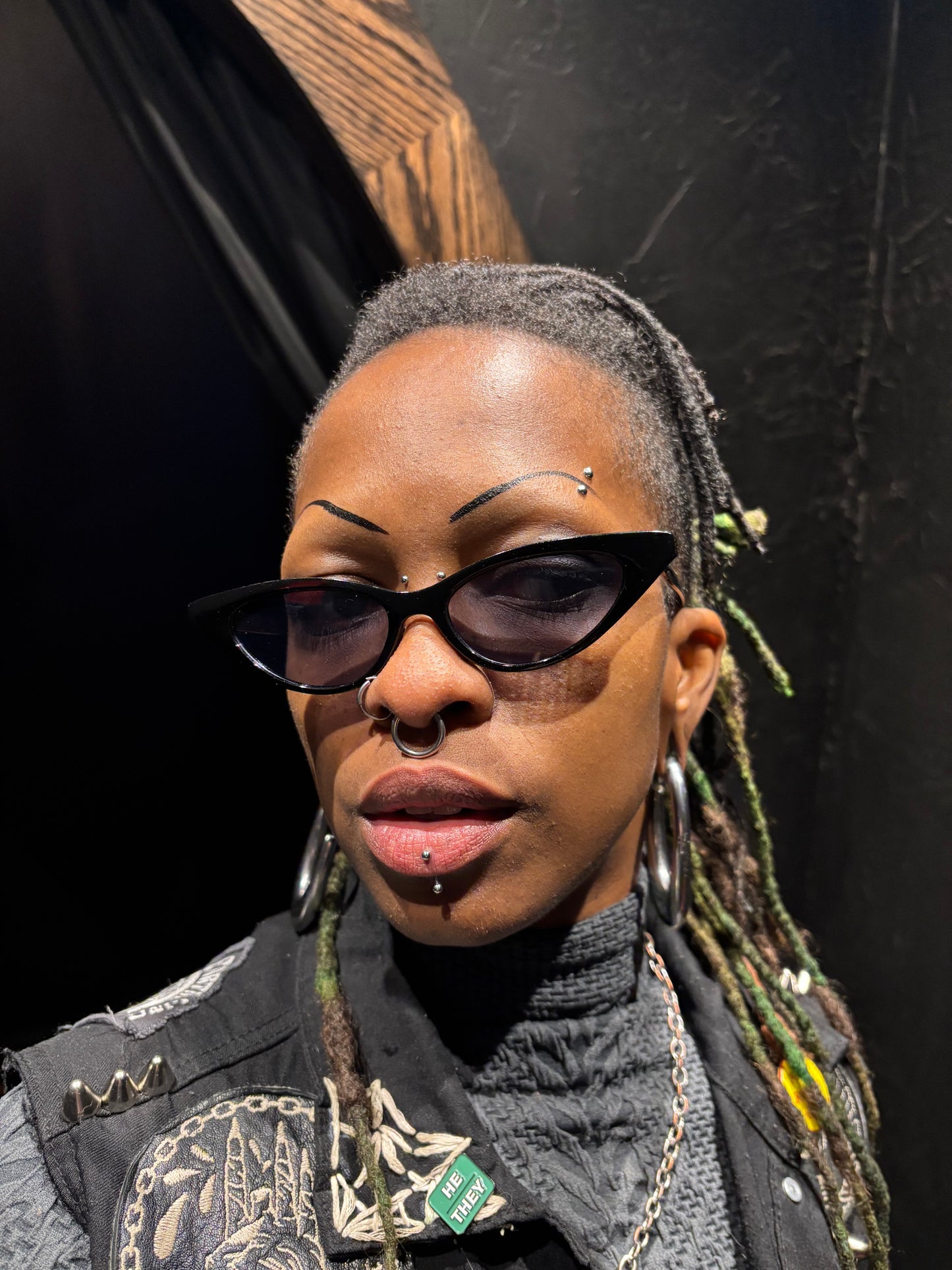 Ultra Slim Cat Eye Sunglasses