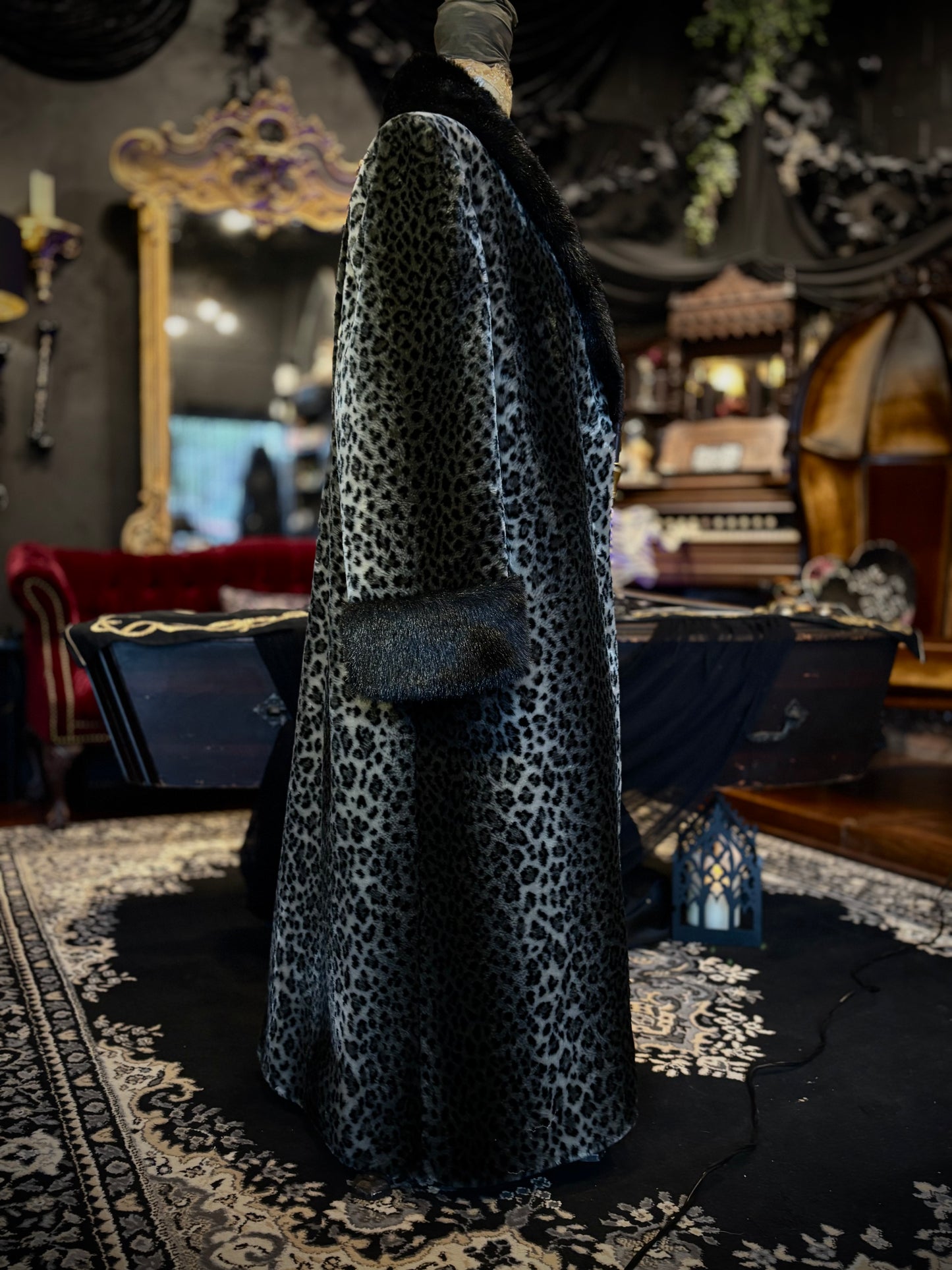 Extra Long! Vintage Faux Fur Olympia Coat