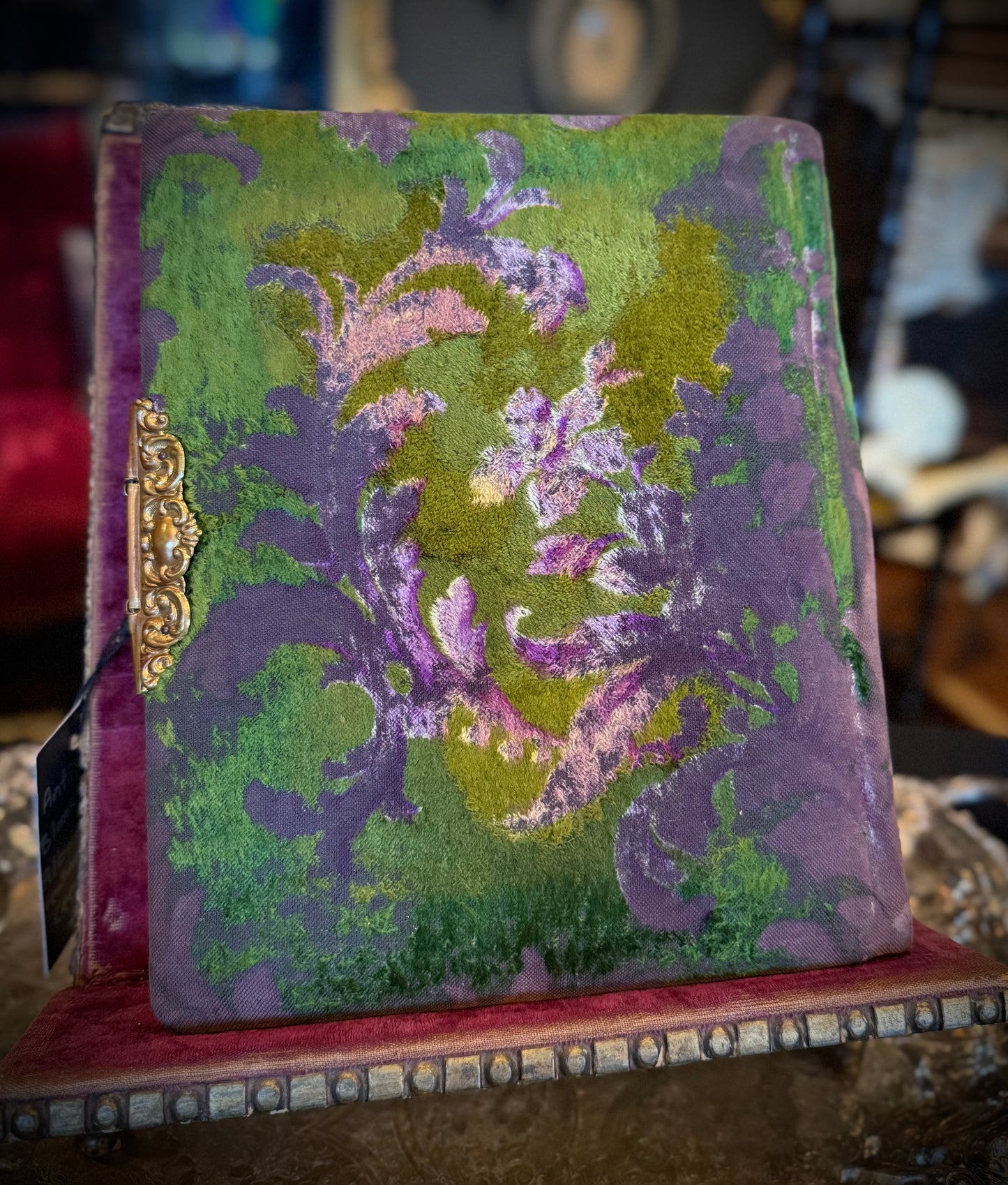 Antique Goddess Demeter Decorative Floral Blank Photo Album