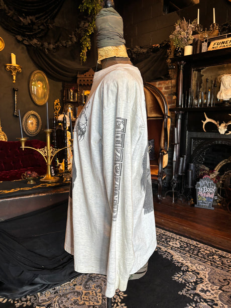 Vintage Grey Immortal Battles In The North Long Sleeve Tee