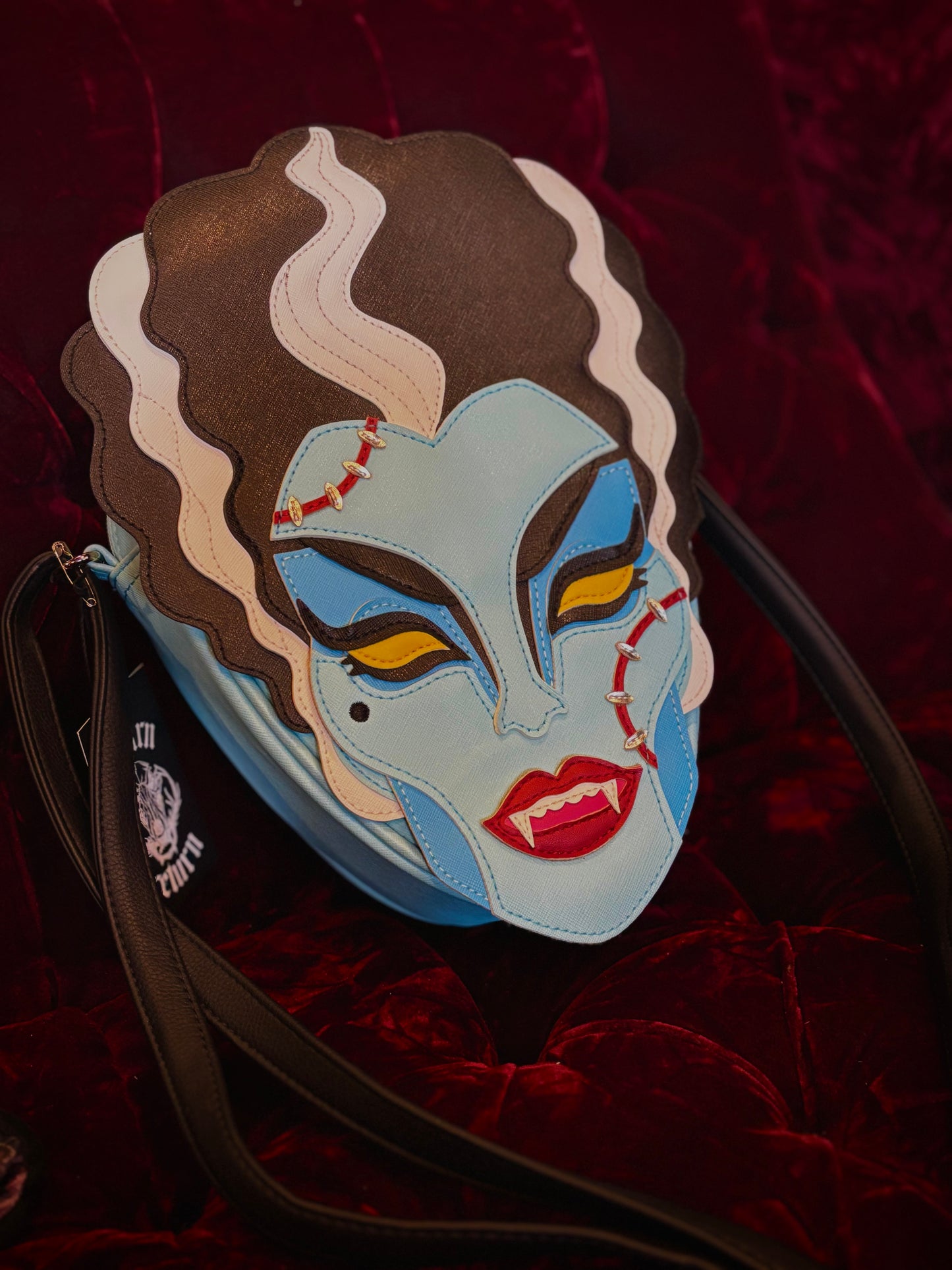 Love, pain & Stitches x Vixen Bride of Frankenstein purse