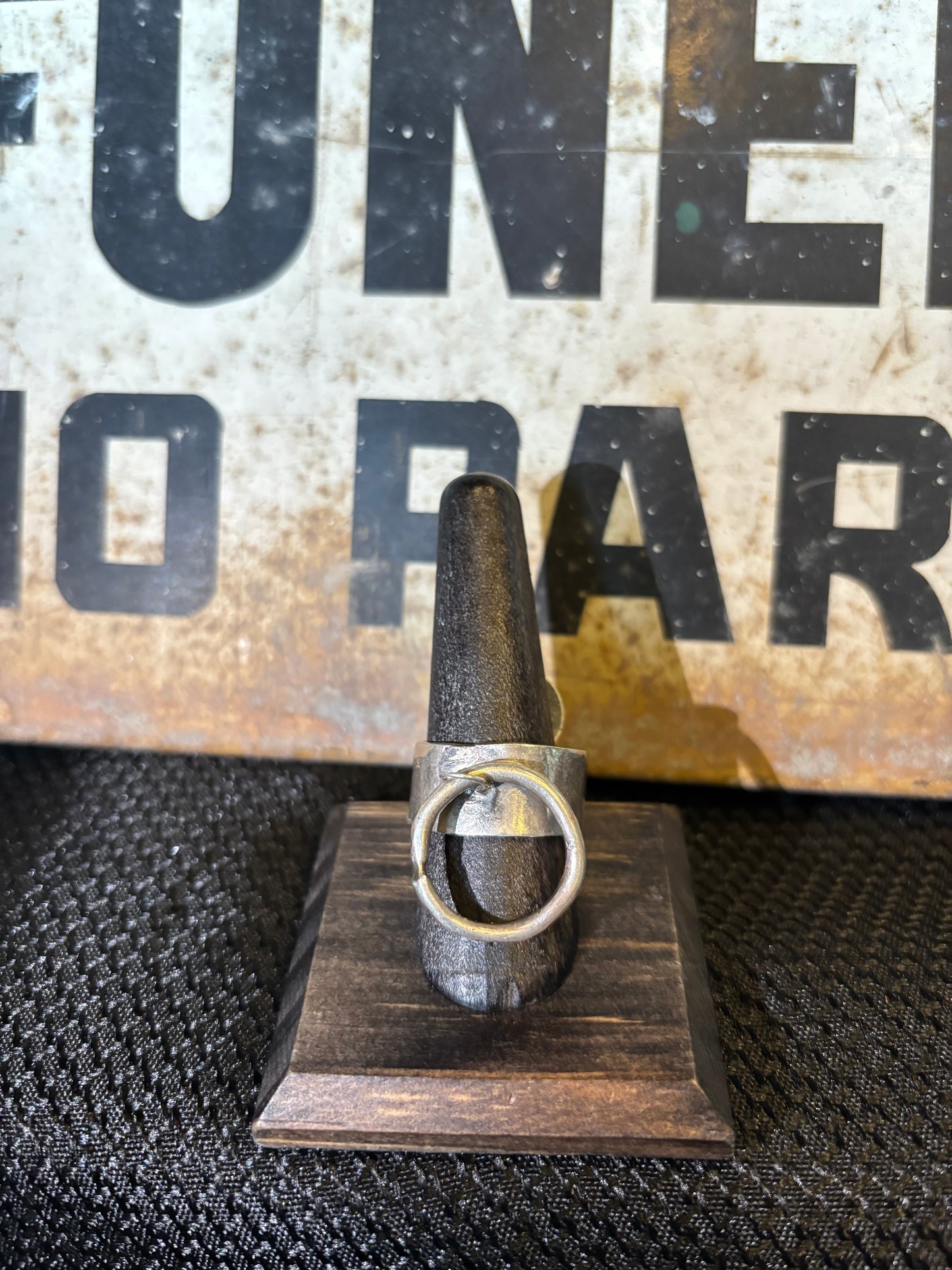 YPYP; ‘Bound O Ring’ Sterling Silver