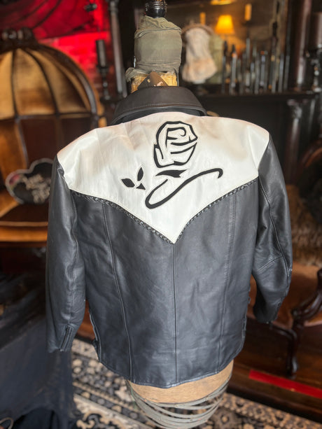 B.I.E Custom Rose Leather Coat