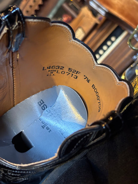 Lucchese Black Patent Leather Cowboy Boots