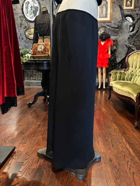 Vintage Dressbarn Collection Black Maxi Plus Size Skirt