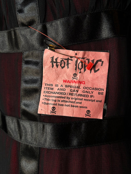 Vintage Deadstock Y2K Funhouse x Hot Topic Goth Prom Dress