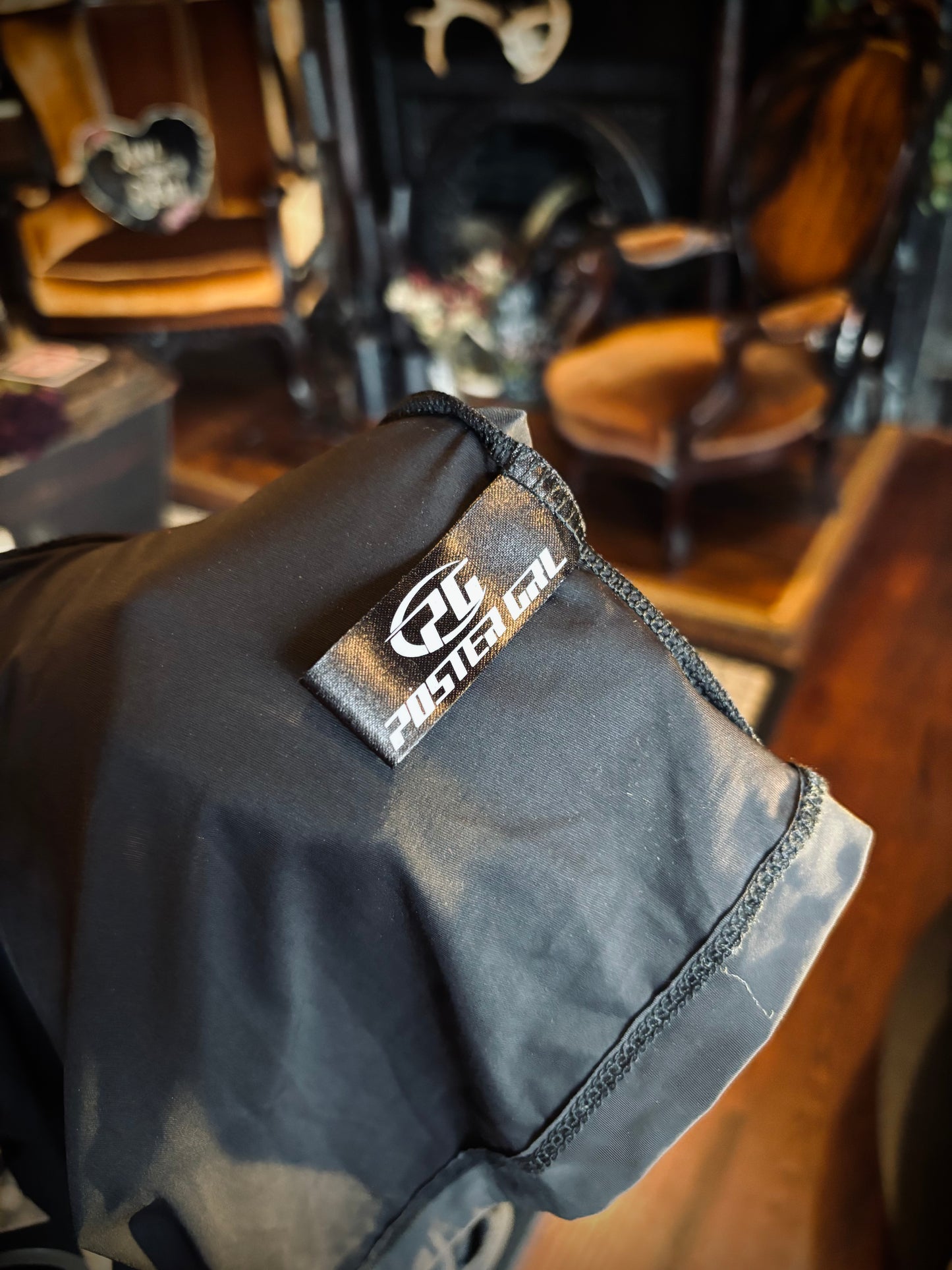 Poster Girl strappy long sleeve keyhole top