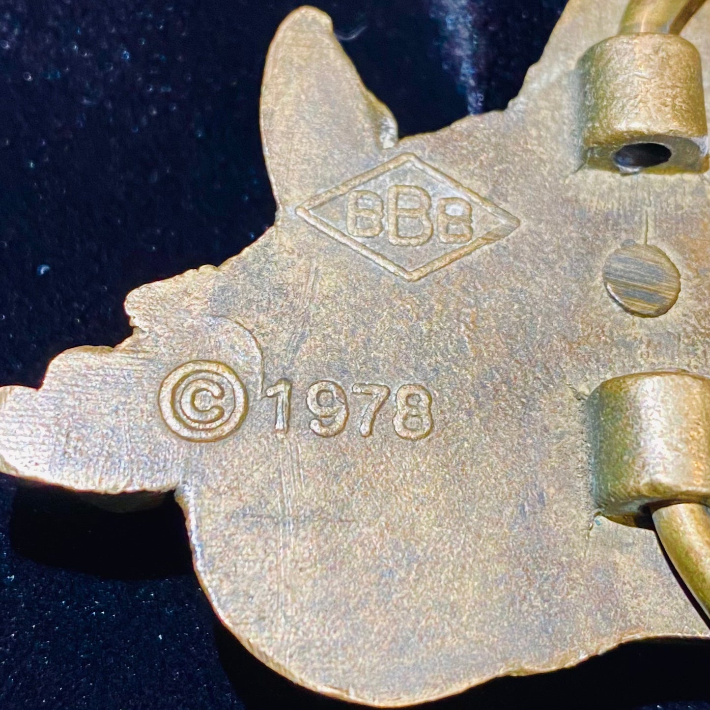 Vintage Car Solid Brass Belt Buckle