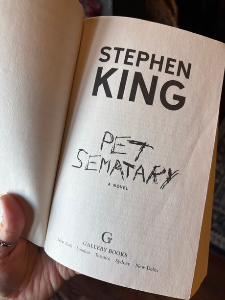 Stephen King’s Pet Cemetery Book