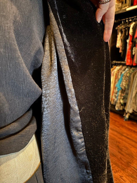 Endless Rose Black Velvet Comfy Fit Blazer
