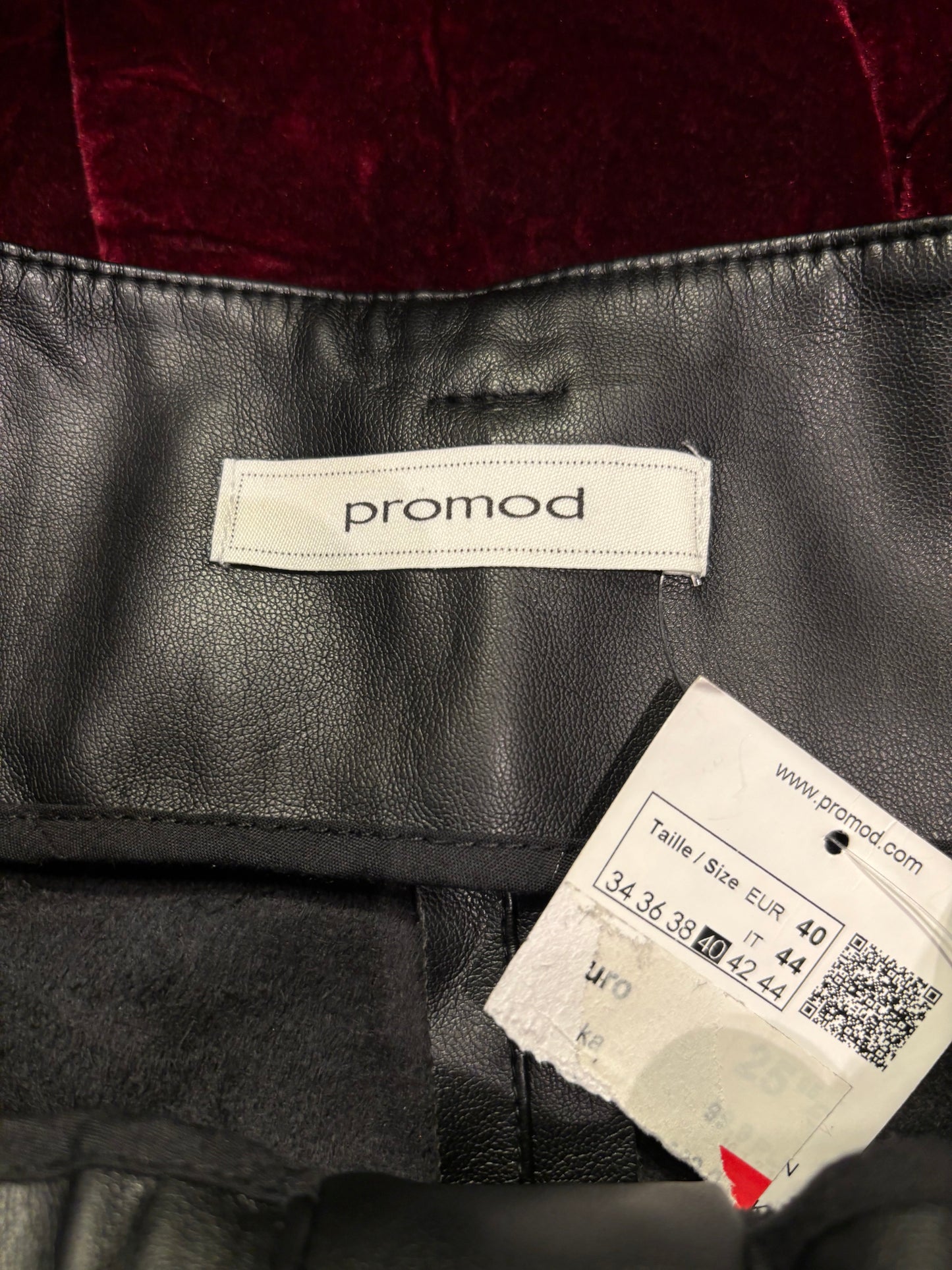 Promod Leather Shorts