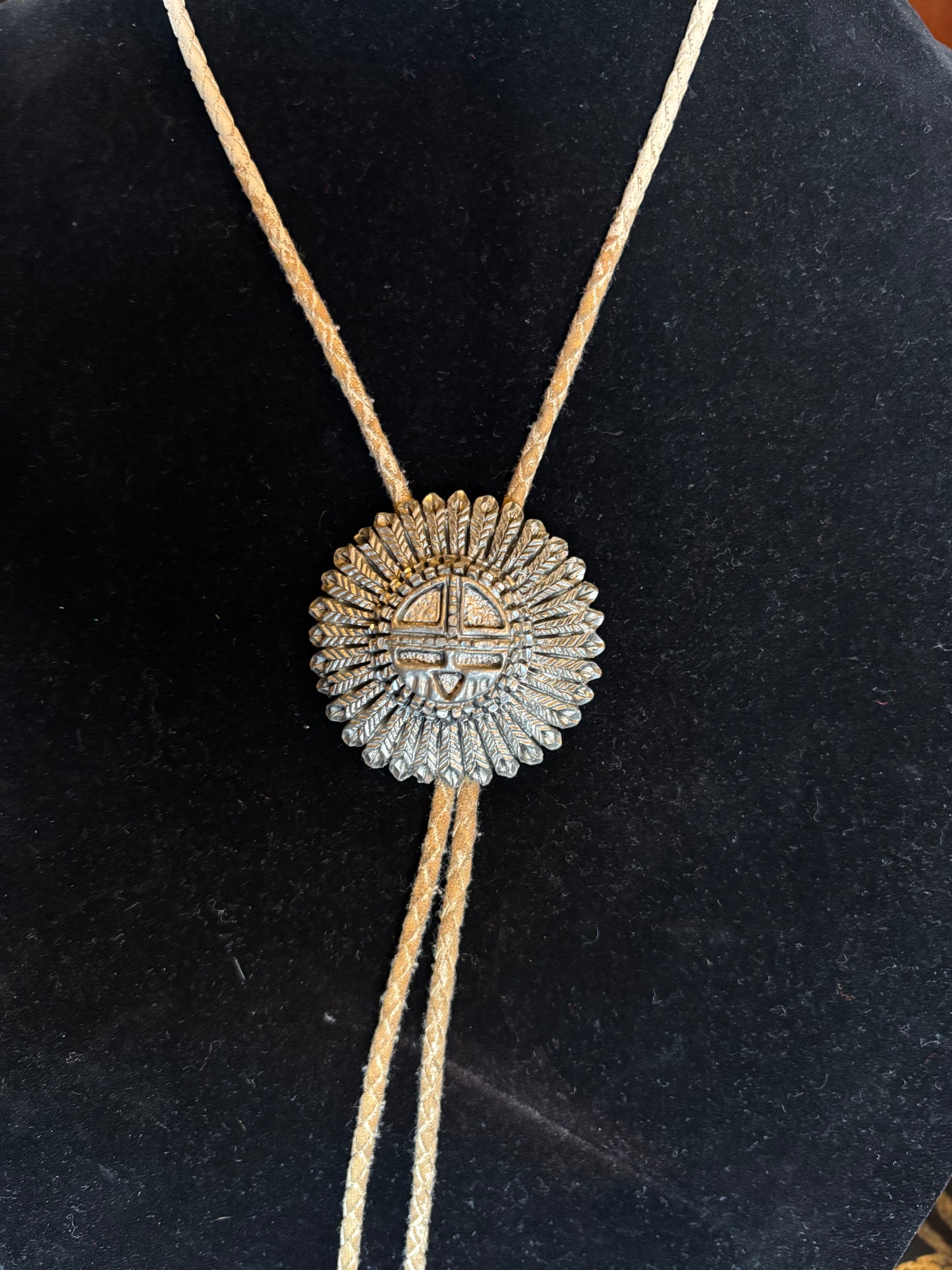Zuni Sunface Bolo