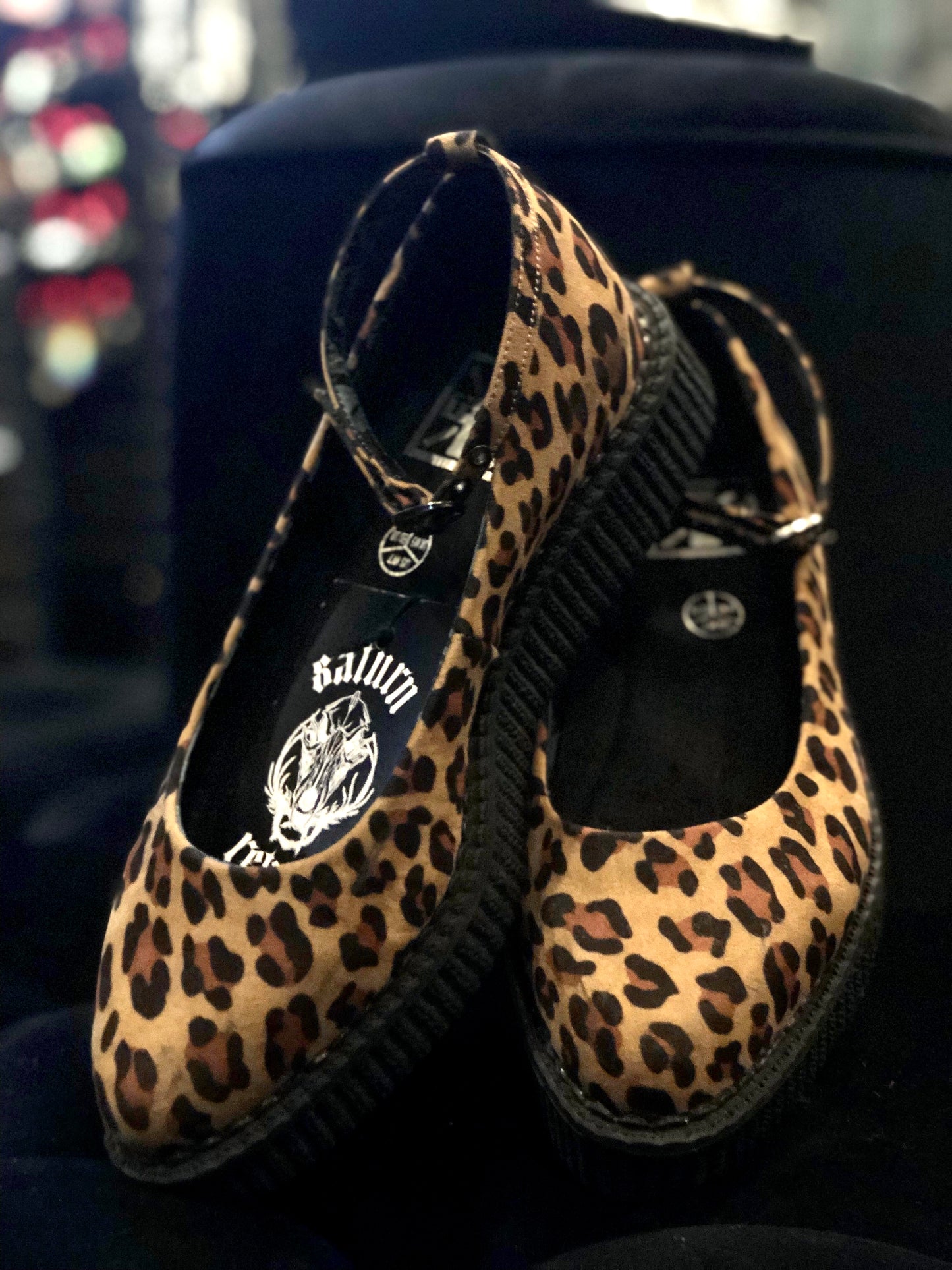 Cheetah Print TUK Mary Janes