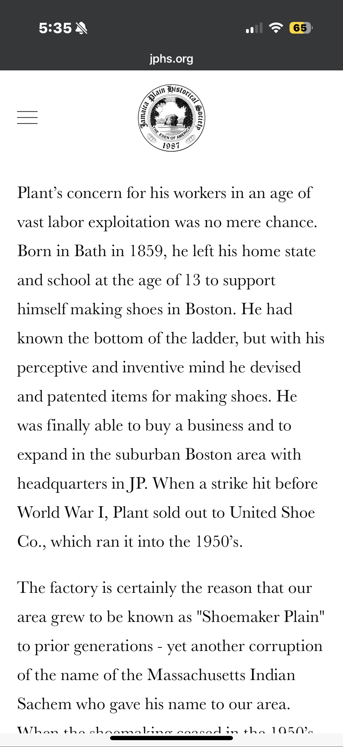 Antique ‘The Boston Favorite’ Brown Leather Deadstock Victorian Lace-Up Boots w/ Original Box