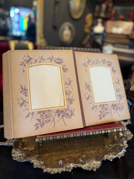 Antique Goddess Demeter Decorative Floral Blank Photo Album