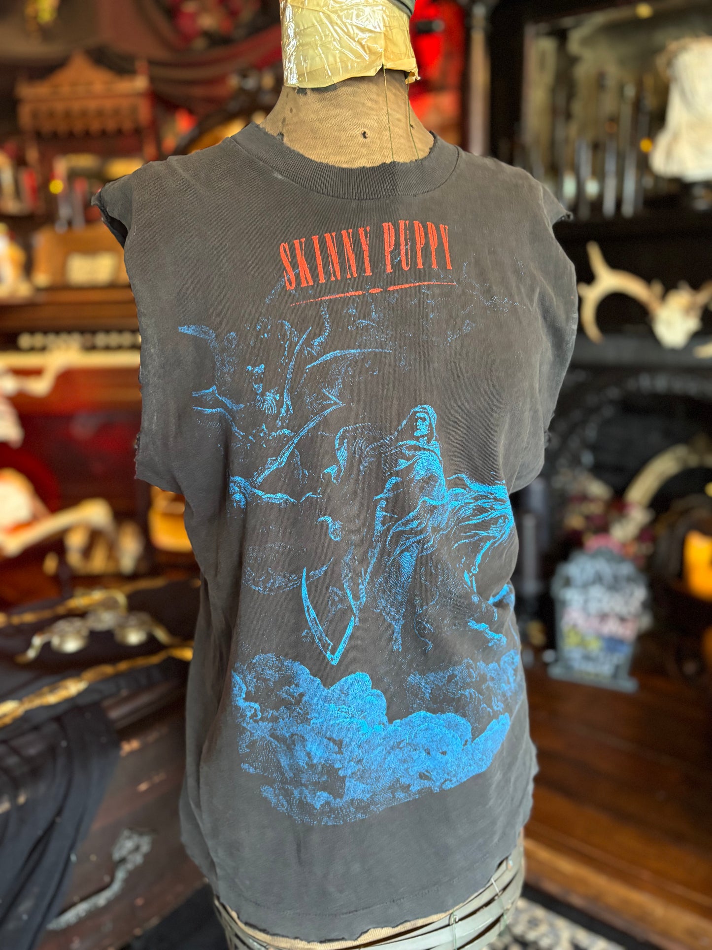 Vintage Skinny Puppy T-shirt Chainsaw 1993/1987