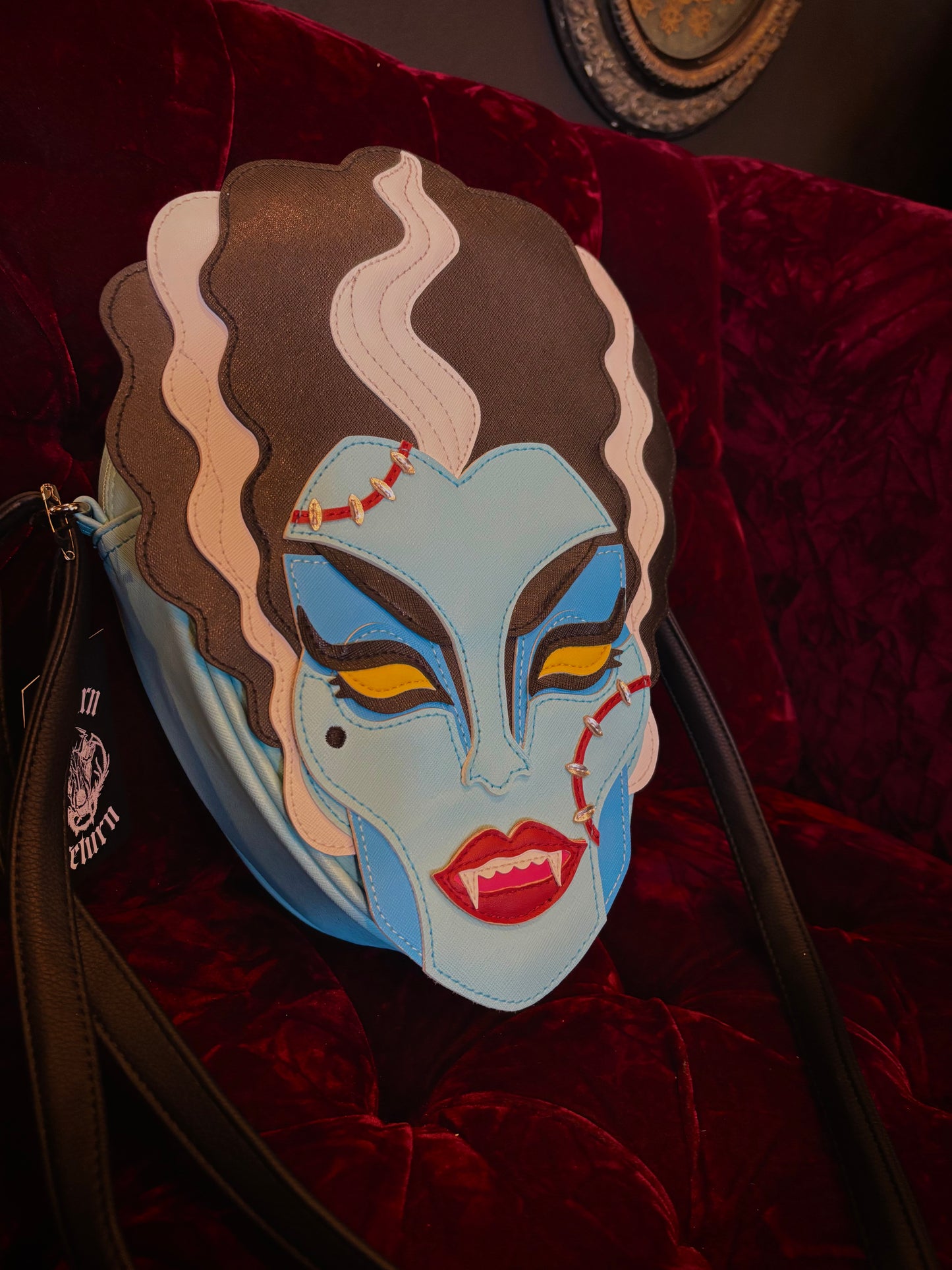 Love, pain & Stitches x Vixen Bride of Frankenstein purse