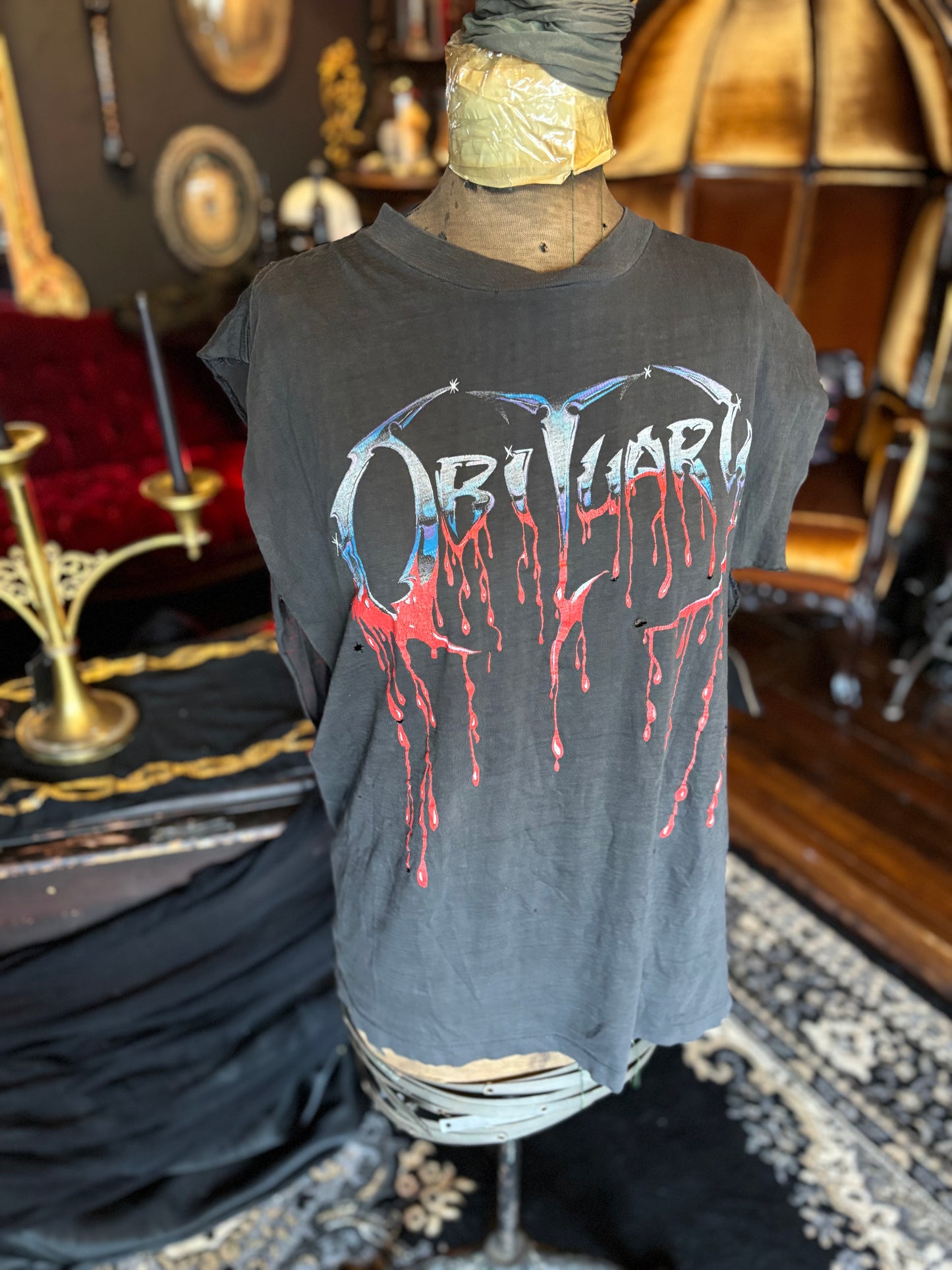 RARE 90’s Slowly We Rot Obituary T-shirt