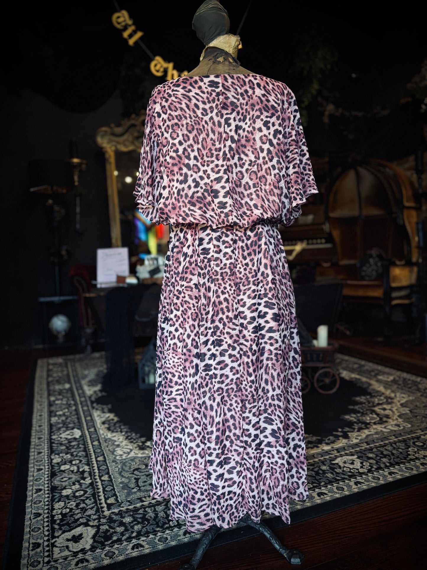 Pretty in pink Torrid Cheetah Print Wrap dress