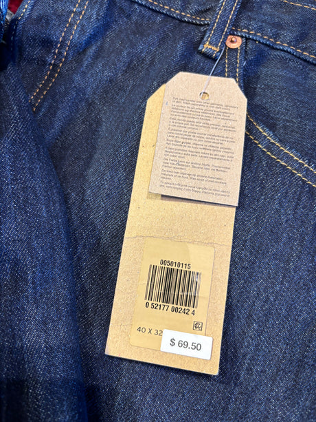 NWT Classic Levi Dark Wash 501 Originals Denim Jeans