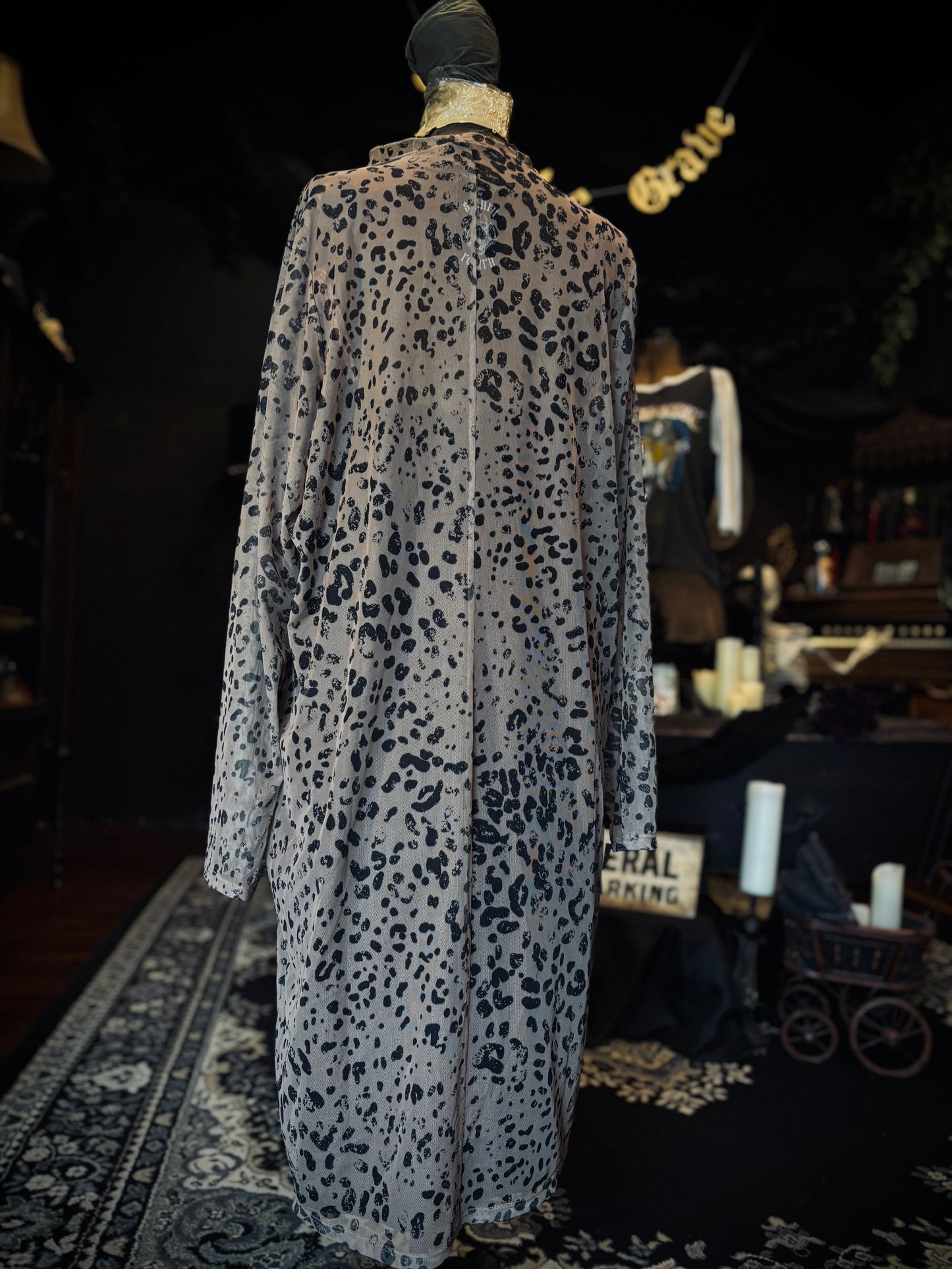 Torrid Sheer cheetah print dress