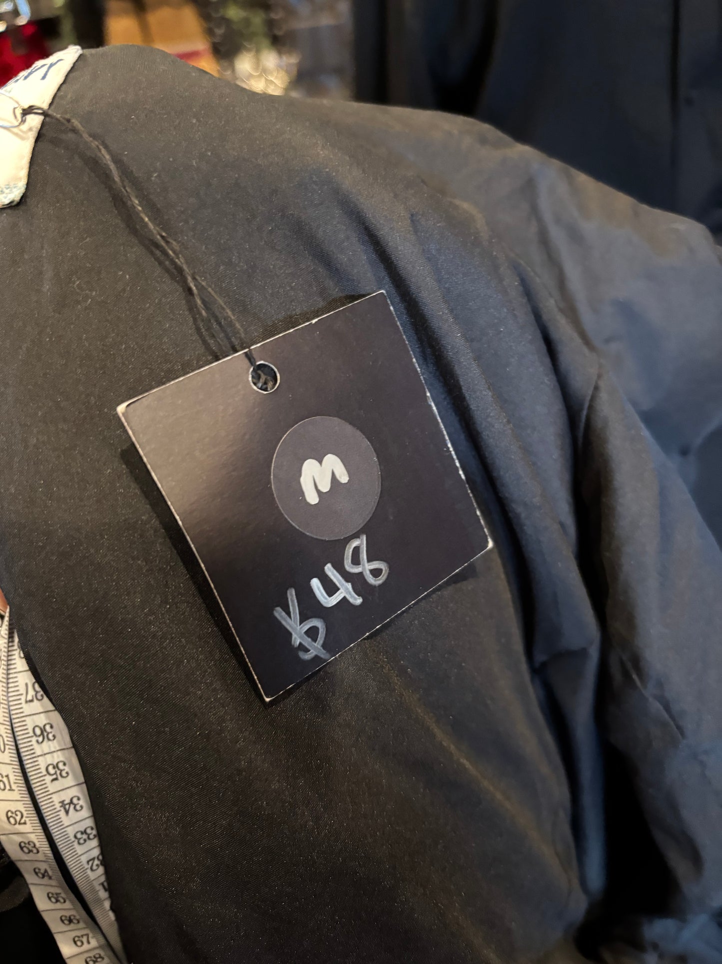 Black and Faux Fur Trim Hooded Puffer Parka Coat