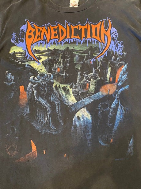 Vintage Benediction 1993 “World Violation” Tour Merch Long Sleeve Shirt