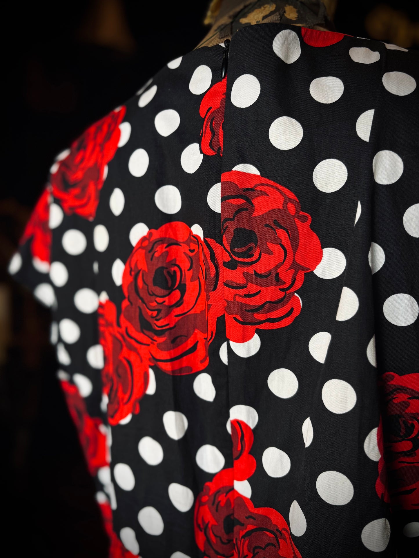 Grace Karin Rose Polkadot pinup dress