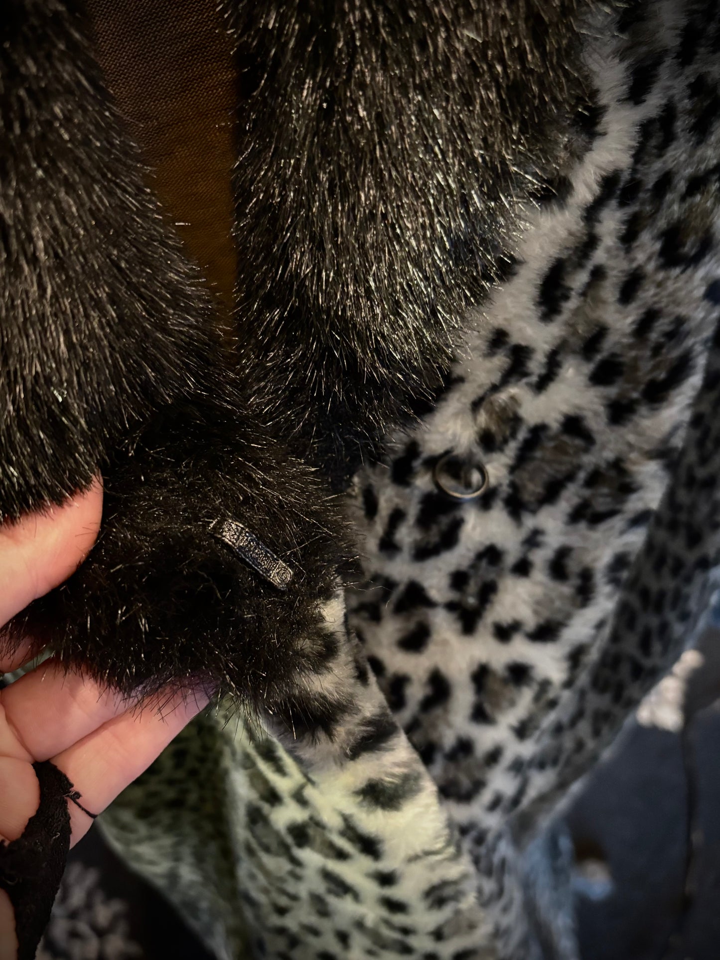 Extra Long! Vintage Faux Fur Olympia Coat