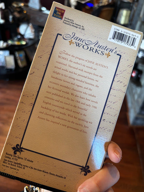 Jane Austen’s Life Society Works VHS Tape Set