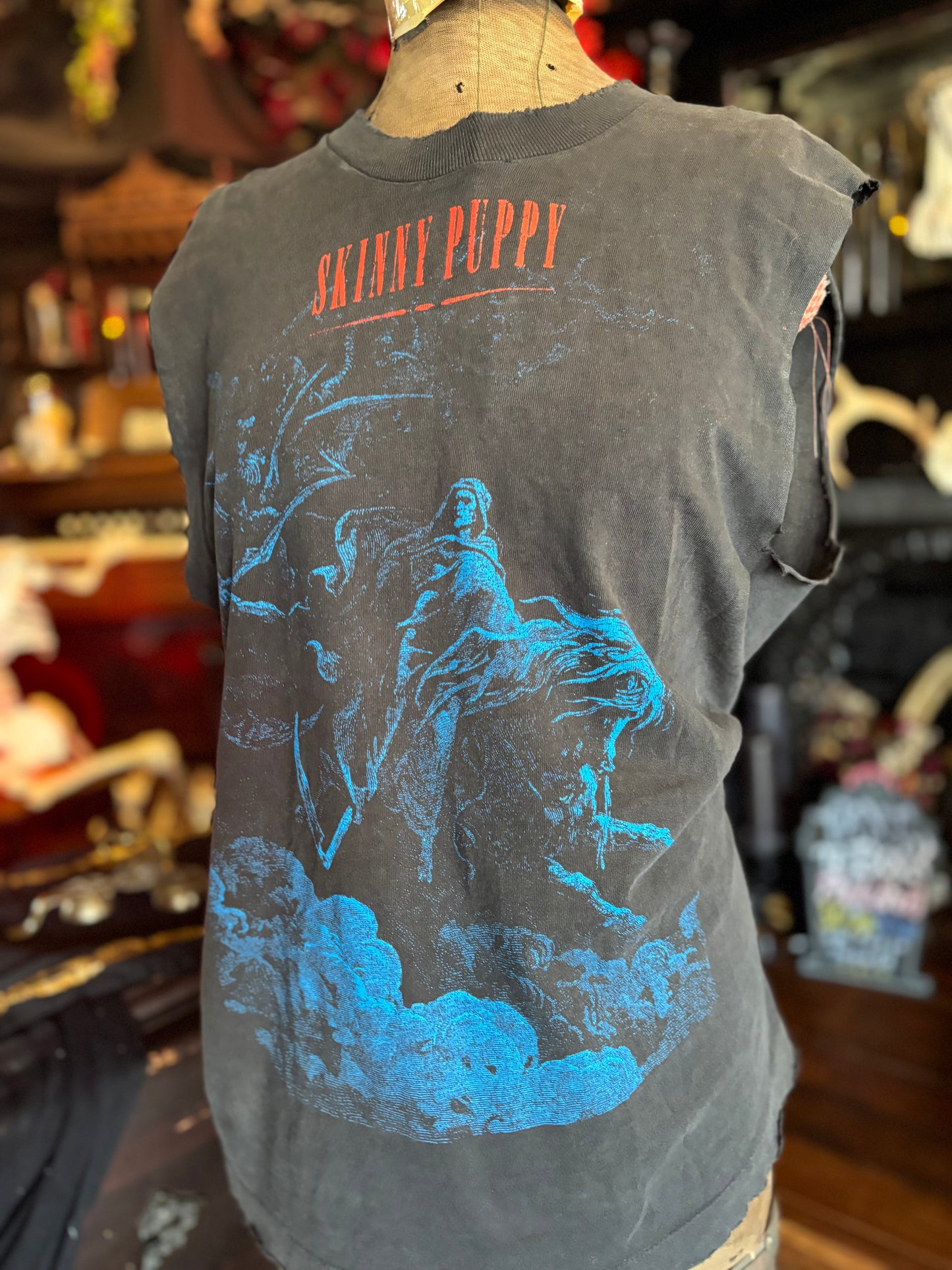 Vintage Skinny Puppy T-shirt Chainsaw 1993/1987
