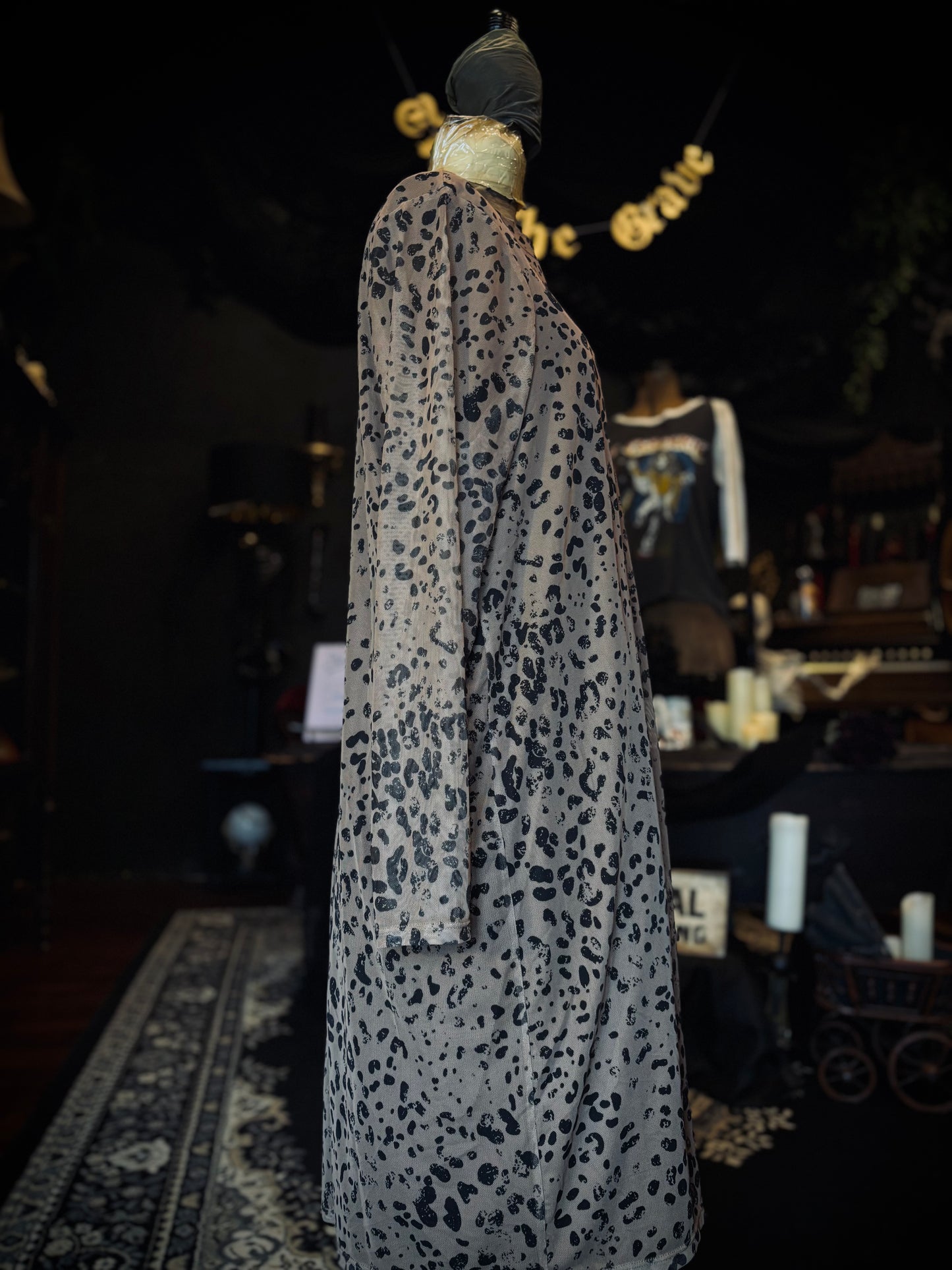 Torrid Sheer cheetah print dress