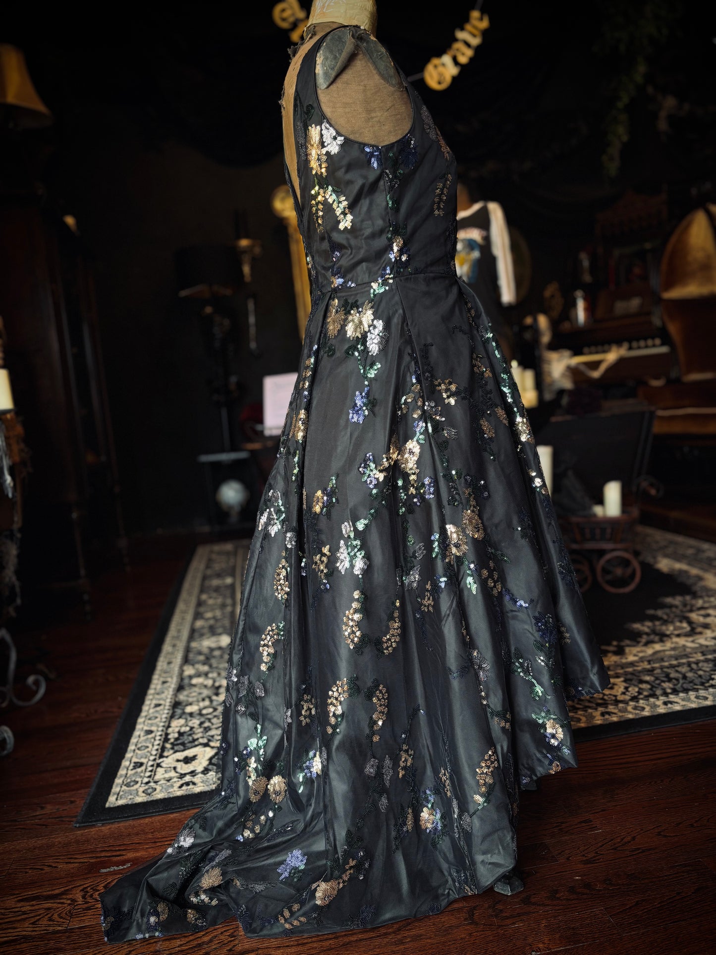 Calvin Klein high low Formal gown