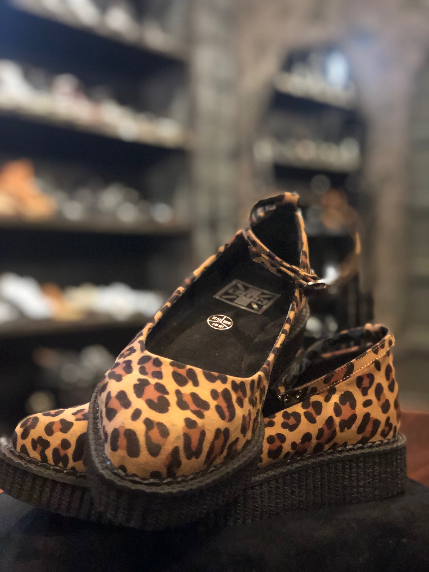 Cheetah Print TUK Mary Janes