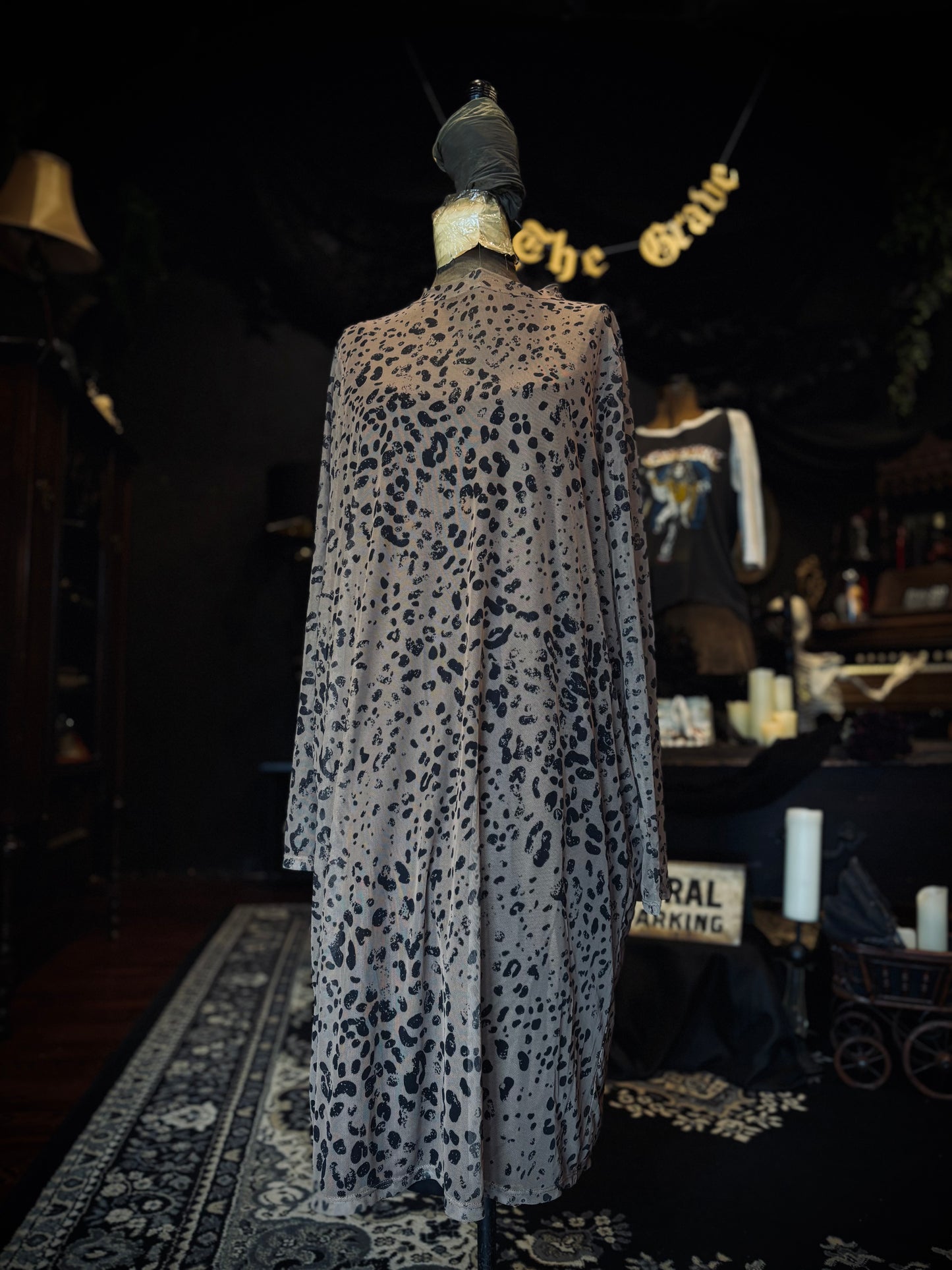 Torrid Sheer cheetah print dress