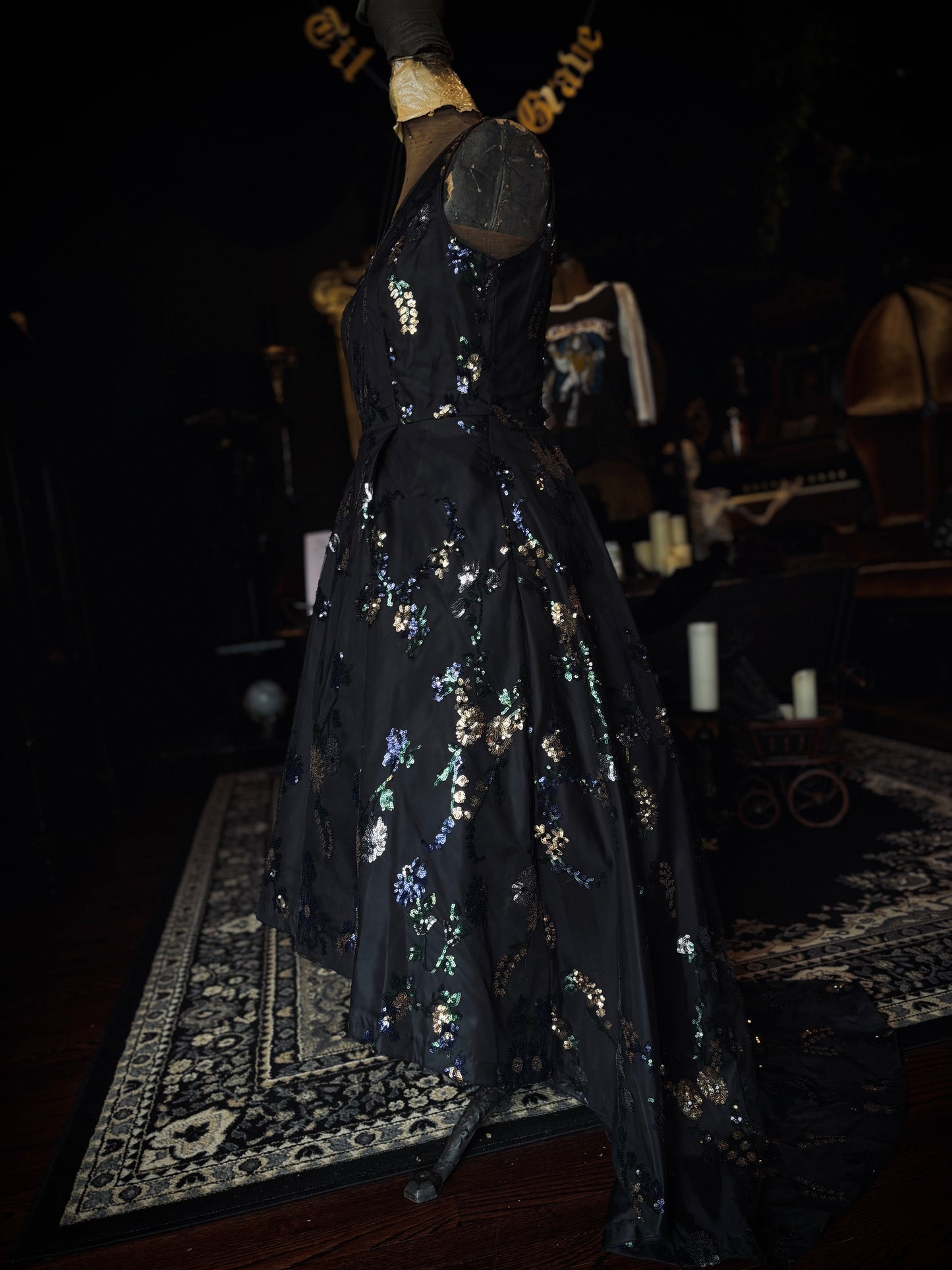 Calvin Klein high low Formal gown