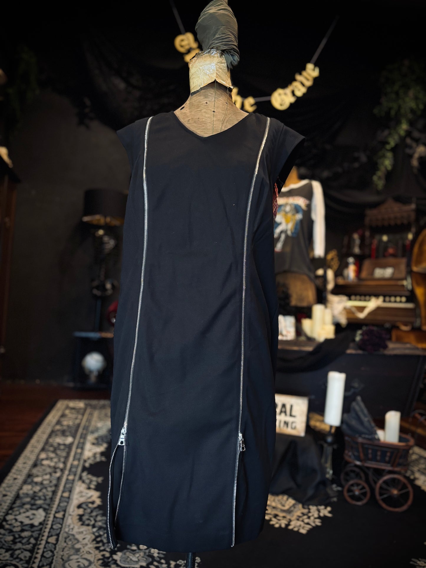 6TH&LN Zipper Shift dress
