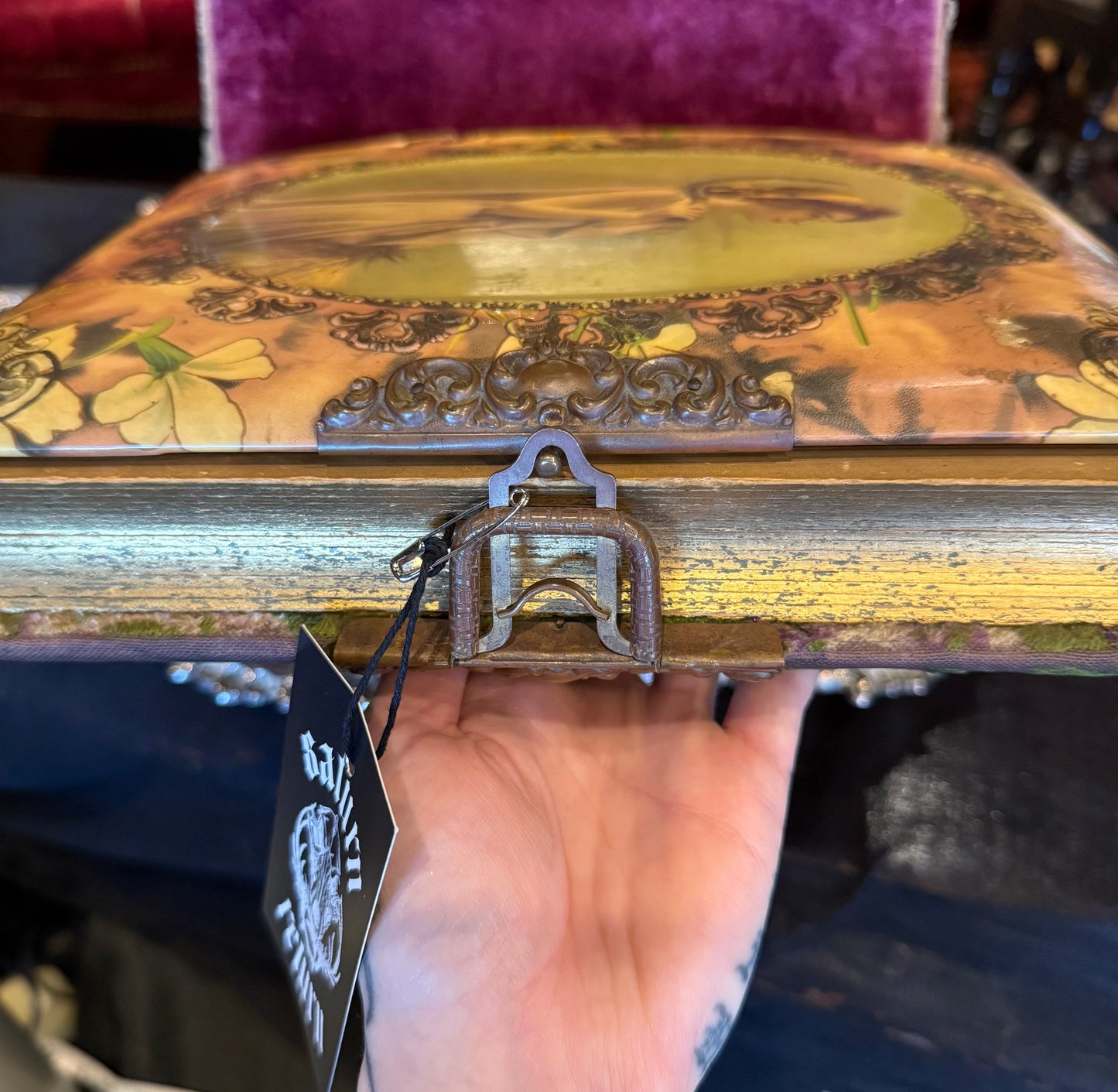 Antique Goddess Demeter Decorative Floral Blank Photo Album