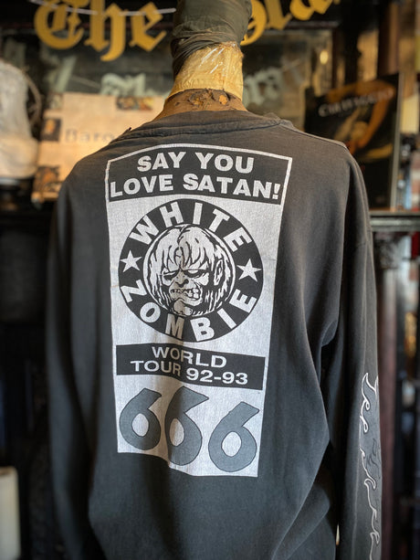 Vintage White Zombie “Say You Love Satan” ‘92-‘93 World Tour Long Sleeve T-Shirt