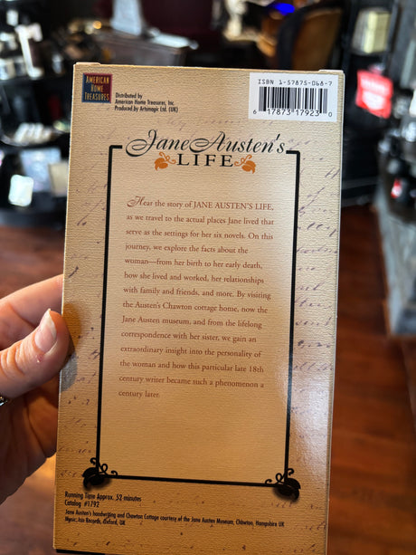 Jane Austen’s Life Society Works VHS Tape Set