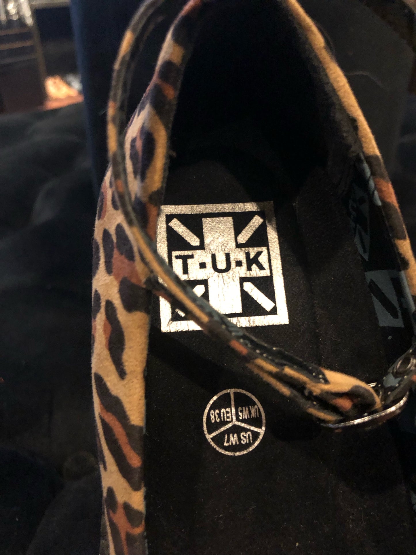 Cheetah Print TUK Mary Janes