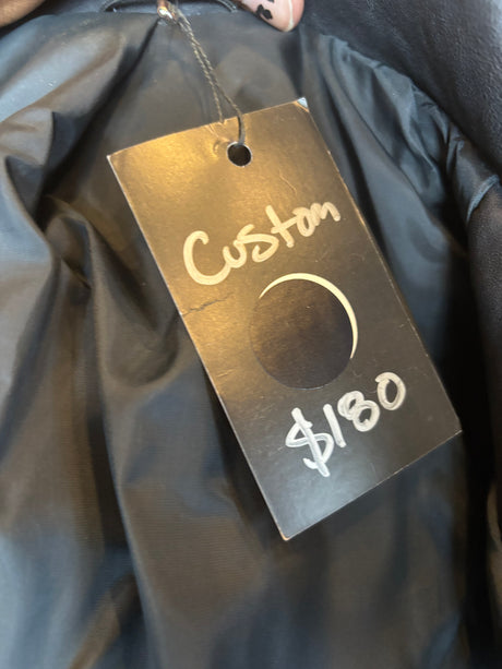 B.I.E Custom Rose Leather Coat