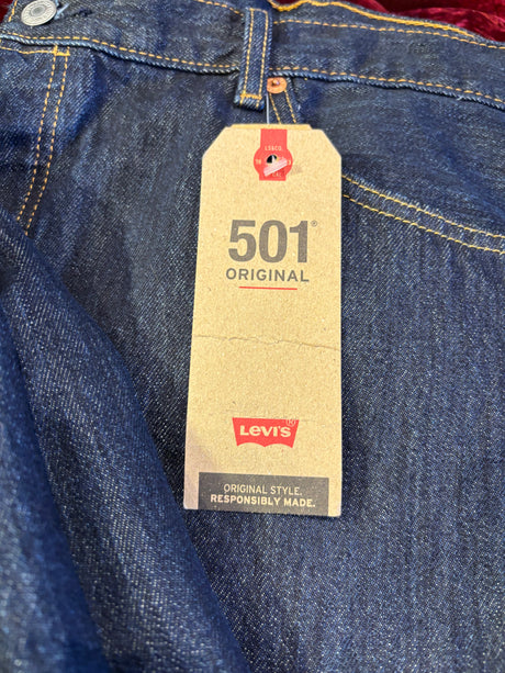 NWT Classic Levi Dark Wash 501 Originals Denim Jeans