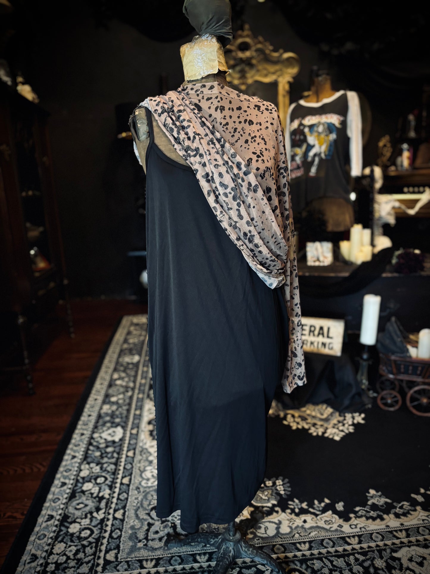 Torrid Sheer cheetah print dress