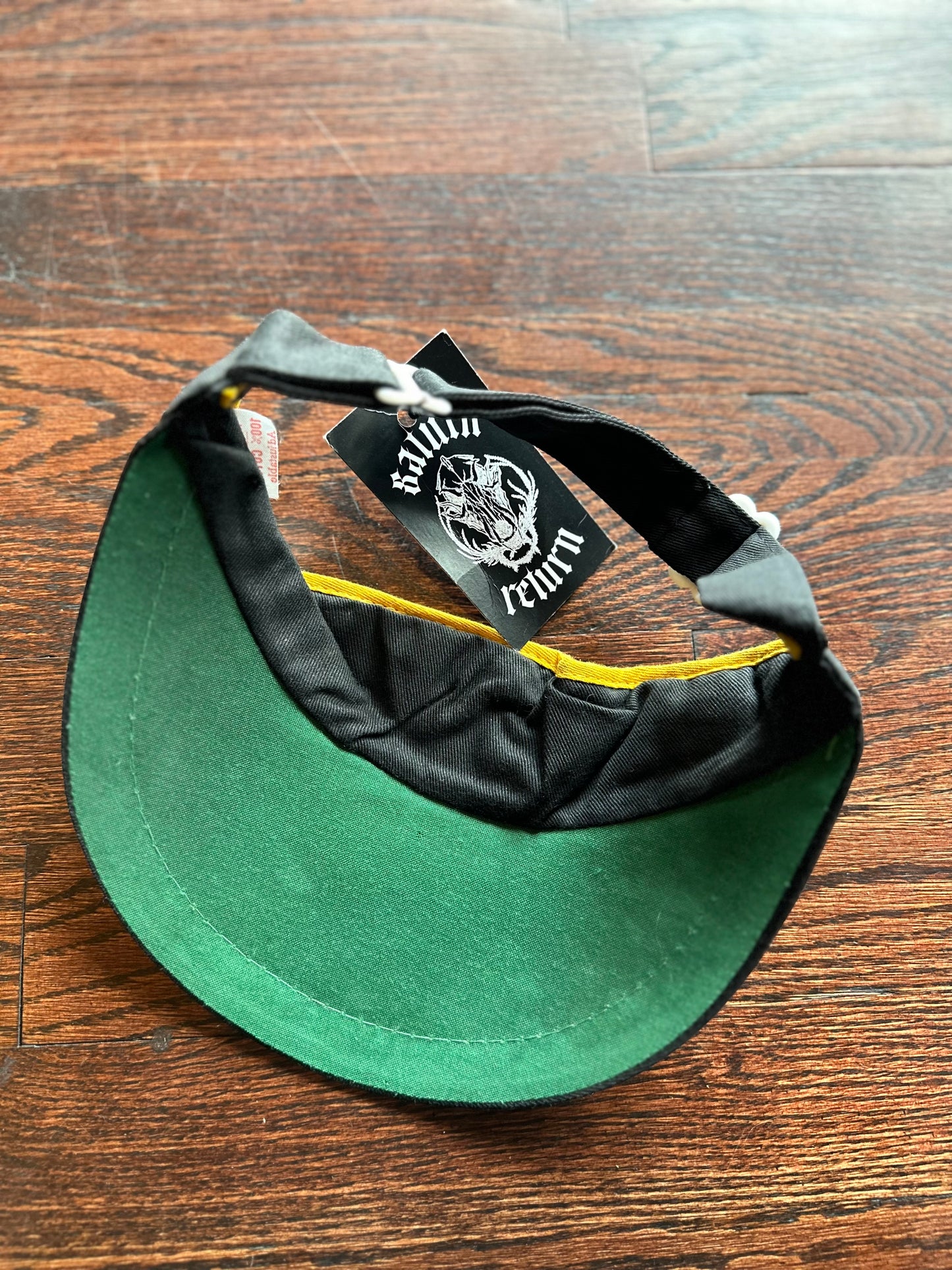 Vintage Natural Natty Light Pittsburgh Pirates Black Visor Hat